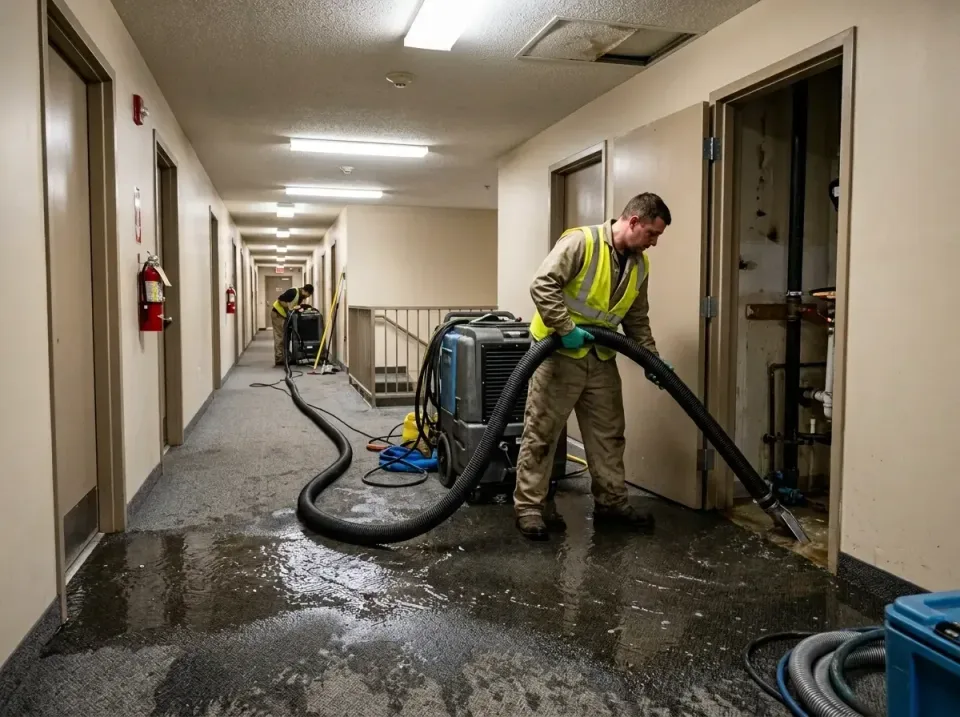 multi-unit-apartment-hallway-f-005 — frequently asked questions, Emergency Burst Pipe Water Extraction & Removal in Gray, LA